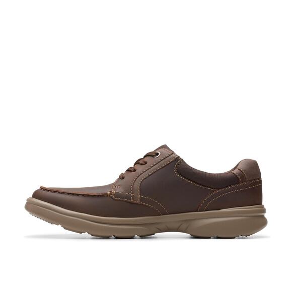 NWT Clarks Men\'s Bradley Vibe Beeswax Leather Oxfords, Comfort Shoes, Size 12